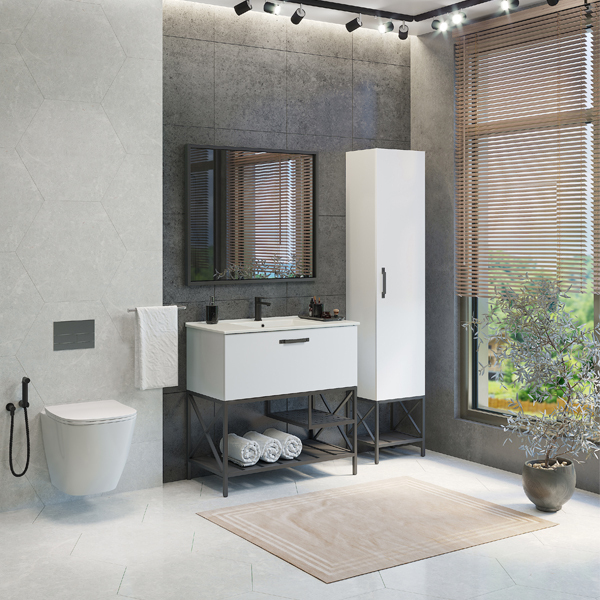 Приобрести сomforty пенал "бредфорд-40" белый