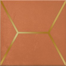 Декор настенный Kerama Marazzi Витраж, 150х150 оранжевый OP/D181/17066