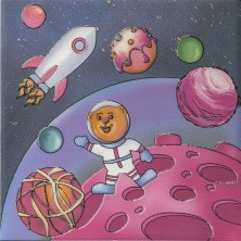 Декор настенный Kerama Marazzi Космос 5 20х20, VT\A383\5009