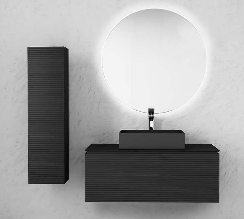 Приобрести jorno пенал подвесной stone 33 см, антрацит