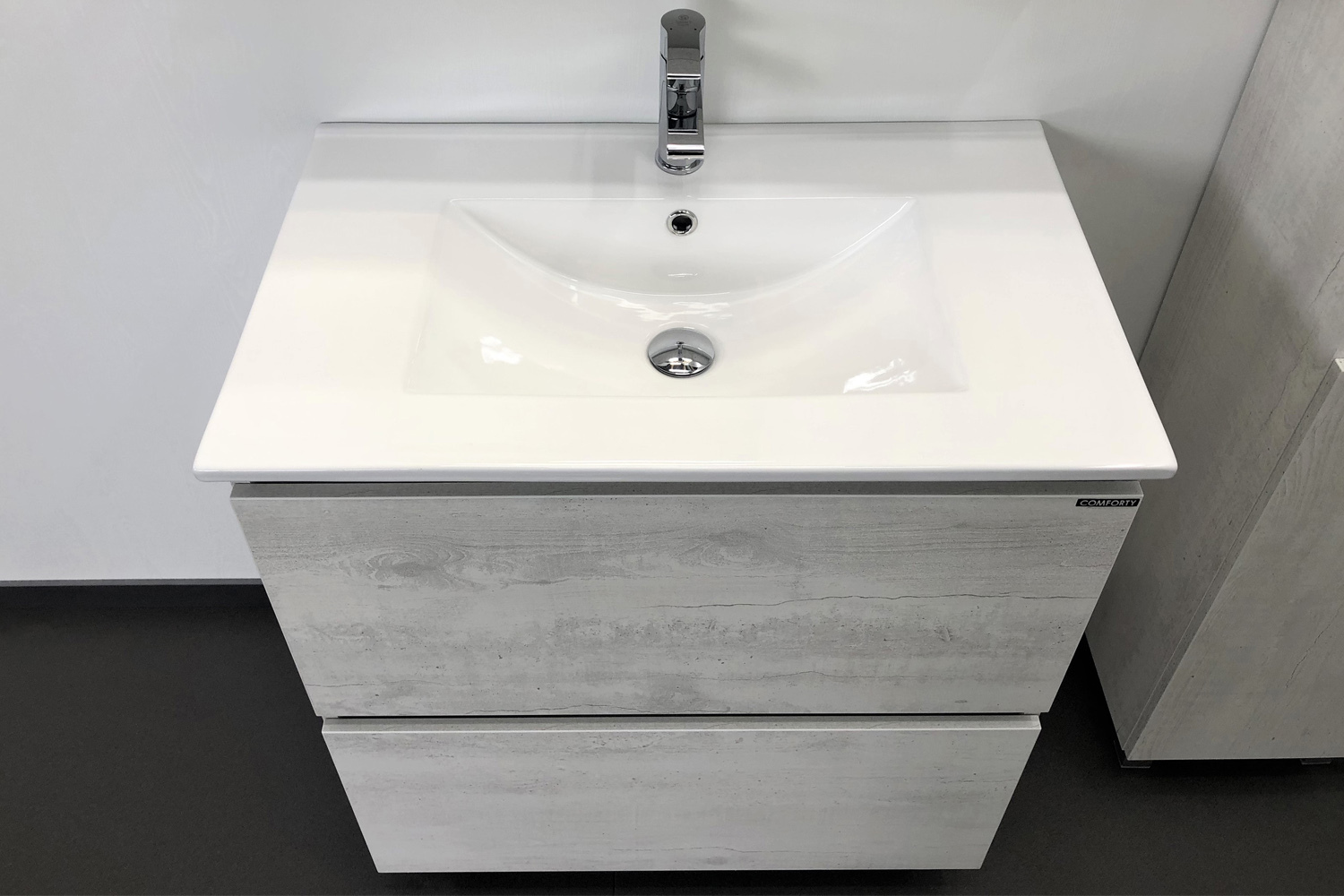 Приобрести сomforty тумба с раковиной "верона-75", дуб белый