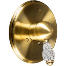 Boheme Смеситель для душа Crystal, скрытый монтаж, бронза\кристаллы 305-CRST