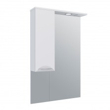 AQUA DE MARCO Зеркало-шкаф ELEGANSE 65 см, левое, белый\хром 1065CELE/L