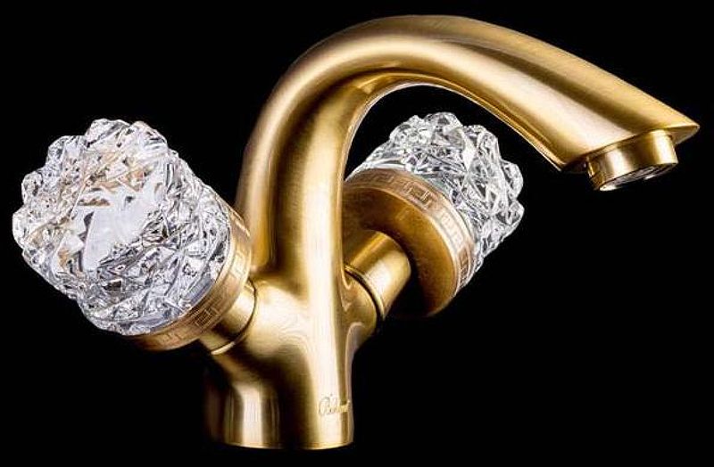 Приобрести boheme смеситель для раковины crystal, бронза\кристаллы 311-crst