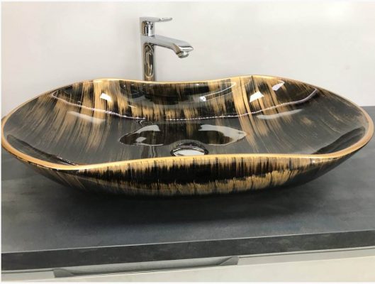 Приобрести раковина накладная ceramalux 66 см mnc 7097