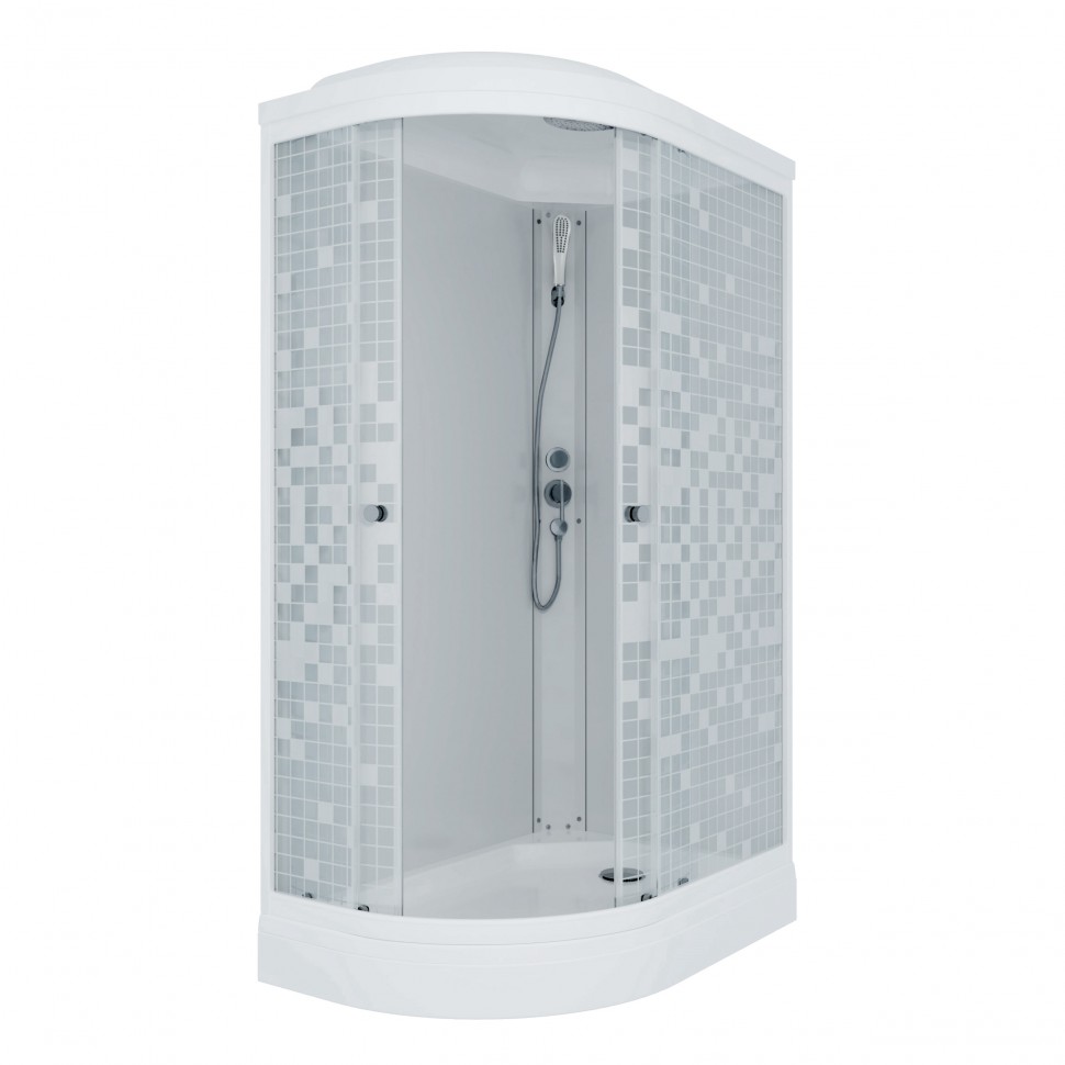 Приобрести тритон душевое ограждение коралл а 120х80 см, белая, узор, правое щ0000043488