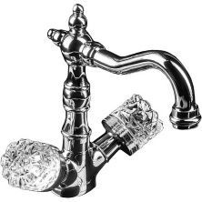 Boheme Смеситель для раковины Crystal, высокий, хром 272-CRST