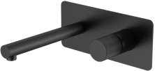 Boheme Смеситель для раковины Stick, настенный, черный 125-BB.3