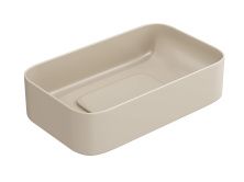 Hayzburg Накладная раковина чаша 61х38 см, капучино матовая HB-0033-60MC