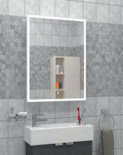 Зеркало-шкаф Мирсант Arena 60/1 с подсветкой