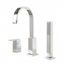 CEZARES Смеситель на борт ванны UNIKA, 3 отверстия, хром UNIKA-BVD3-01