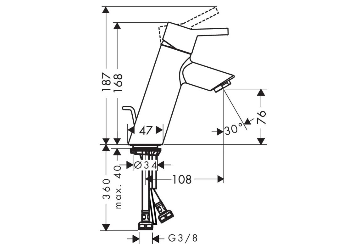 Приобрести 32040000 talis смеситель для раковины, однорычажный