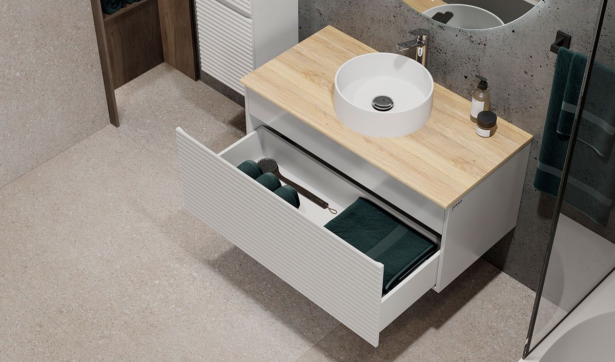 Приобрести jorno тумба подвесная cossety 100 см со столешницей, белая