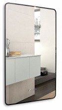 AZARIO зеркало INCANTO 600*1000 - 3.1 ЖК-часы, подогрев, сенсор выкл