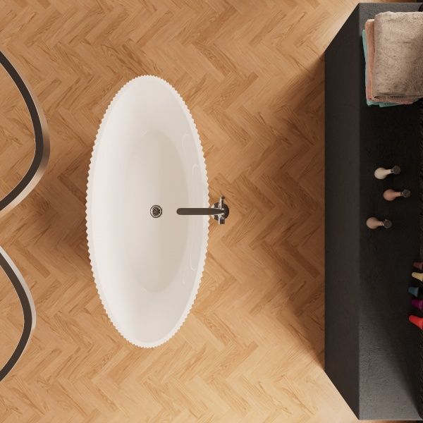 Приобрести frank акриловая ванна f6115 white,170х75 см, отдельностоящая