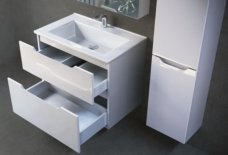 Приобрести jorno тумба подвесная slide 65 см , белая