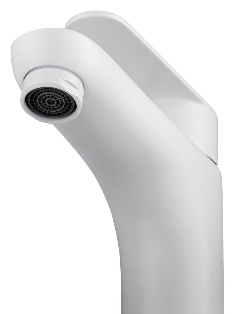 Приобрести смеситель для раковины высокий wonzon & woghand alfa, белый матовый (ww-a40232-mw)