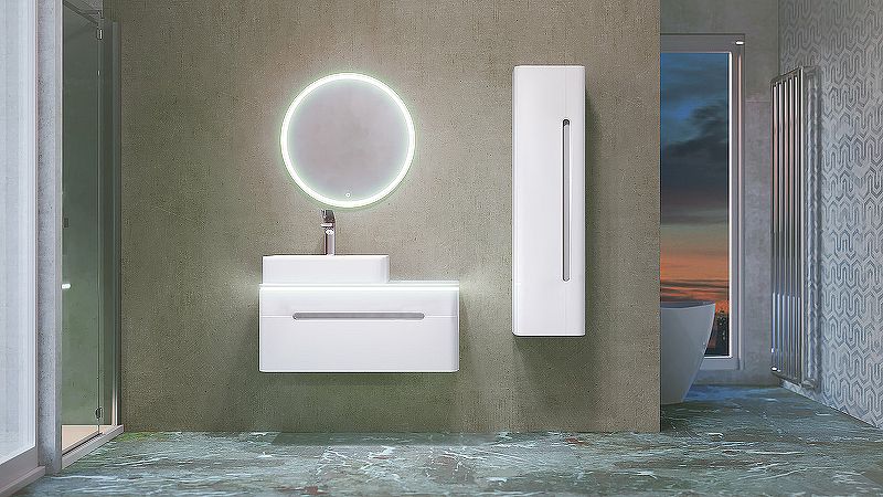 Приобрести jorno пенал подвесной shine 33 см, белый