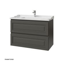 Caprigo Тумба с раковиной WALES 90 см, графит