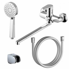 Azario Смеситель для ванны Castelo, с ручным душем, хром AZ-VJC138274C