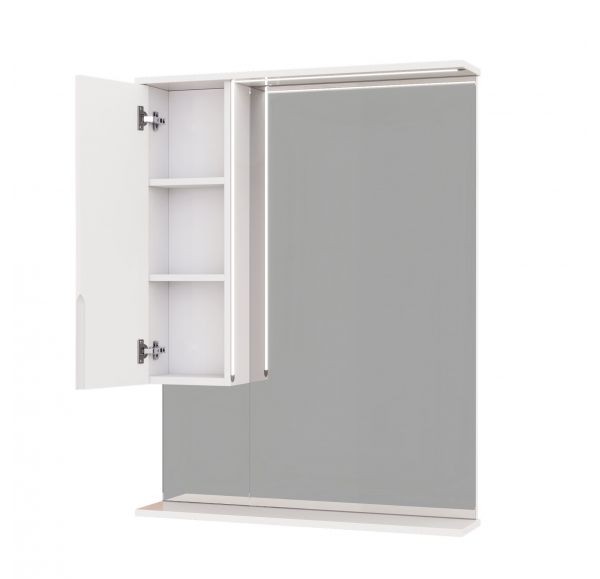 Приобрести mirsant зеркало шкаф soho 80 см, белый, левый ут000083893