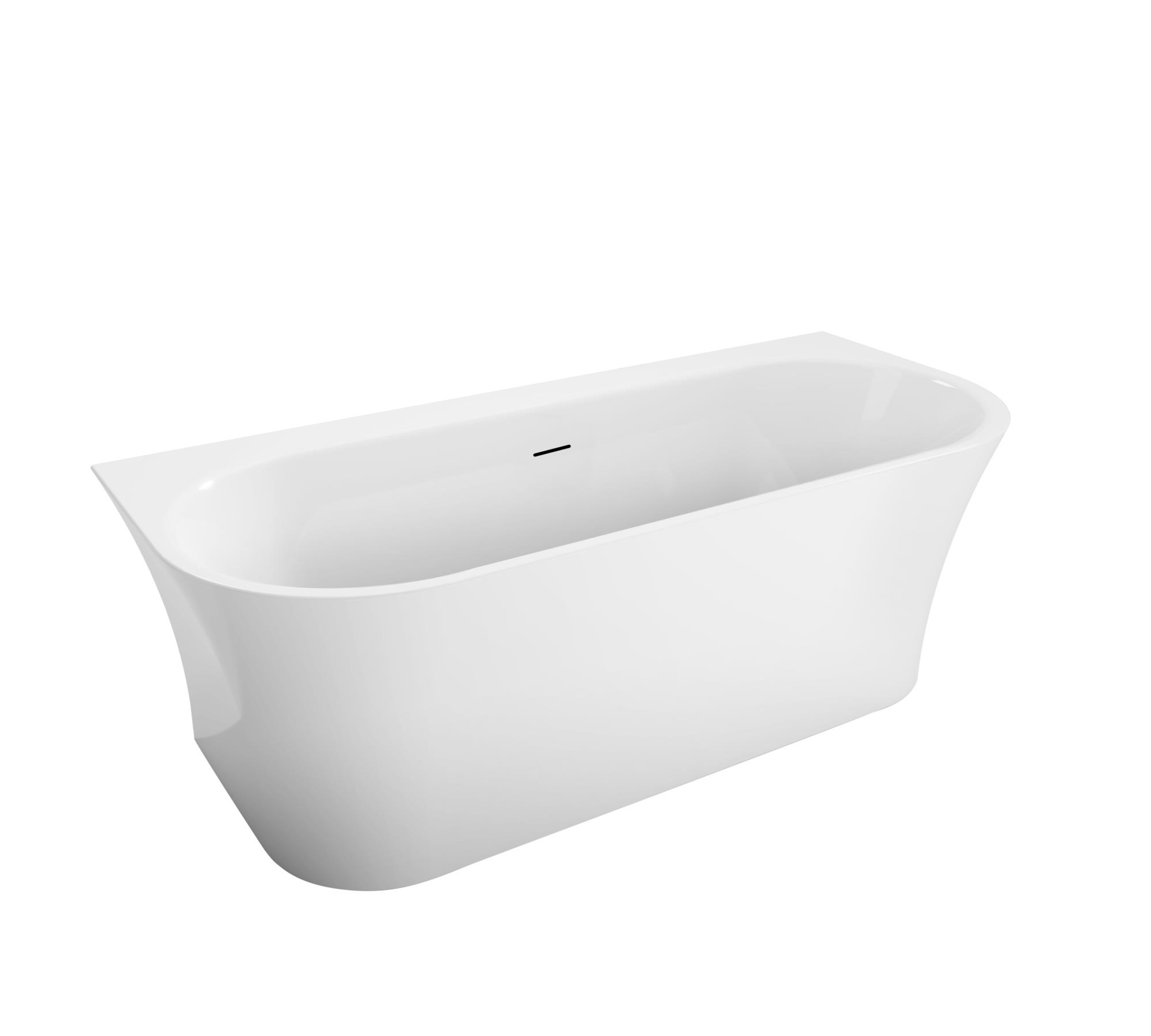 Приобрести belbagno акриловая ванна 155х70 см, пристенная, белая bb711-1550-700