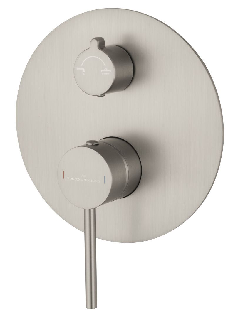 Приобрести душевая система встраиваемая wonzon & woghand stick, брашированный никель (ww-88939017-bn)