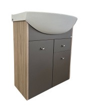 Rado Тумба напольная с раковиной Соут 65 дерево/графит