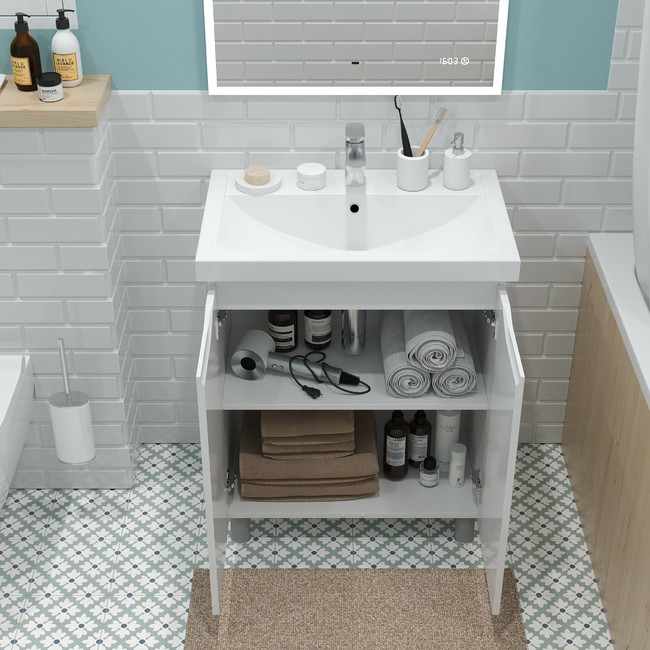 Приобрести briz тумба напольная malta 60 см, белый, т2-60