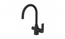 LEMARK Смеситель для кухни Ursus с подключением к фильтру, черный LM7261BL