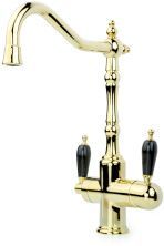 Boheme Смеситель для кухни Tradizionale, золото\черный 112-BLC