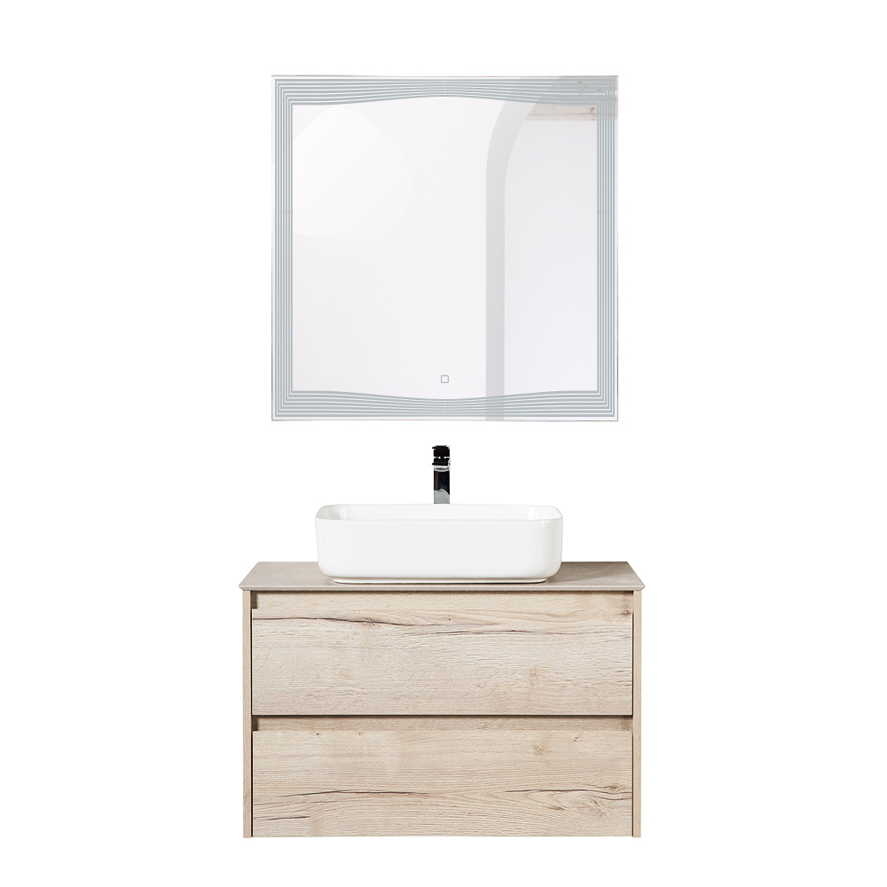 Приобрести belbagno тумба со столешницей kraft 100 см, подвесная rovere galifax bianco