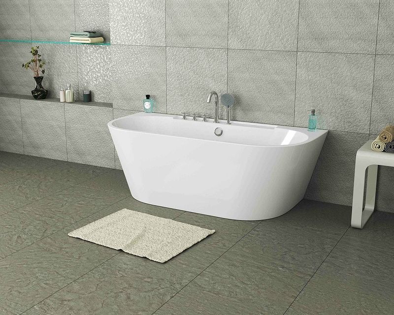 Приобрести grossman акриловая ванна 170x80 см, пристенная, белая gr-17075-1