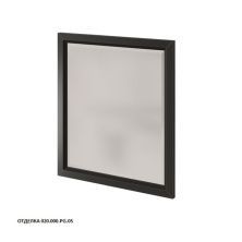 Caprigo Зеркало JARDIN 75 см, черное, эмаль