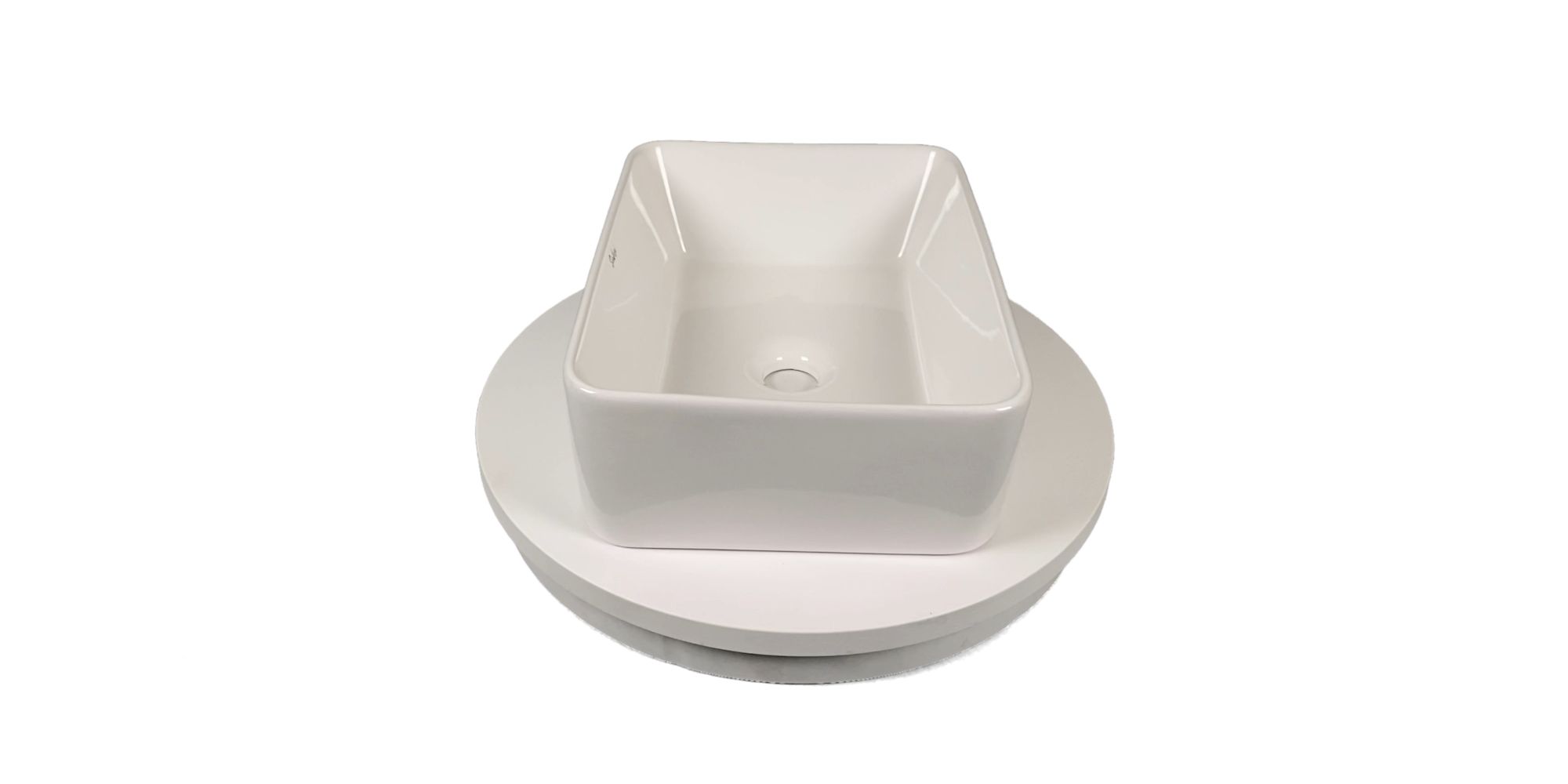 Приобрести sintesi раковина накладная 400х300 мм, белая, без отверстия под смеситель lvb-app-408