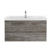 CEZARES Тумба подвесная с раковиной MOLVENO 100х50см, бежевая