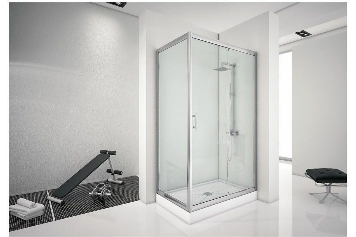 Приобрести aquanet душевое ограждение alfa naa1131 150x80, прозрачное стекло