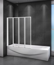 CEZARES Шторка для ванны RELAX 90х140см RELAX-V-4-90/140-P-Bi-L