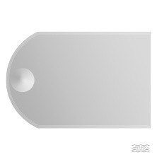 CEZARES Зеркало 120х80 см, реверсивное, с увиличением, LED подсветкой, антизапатеватель 45030