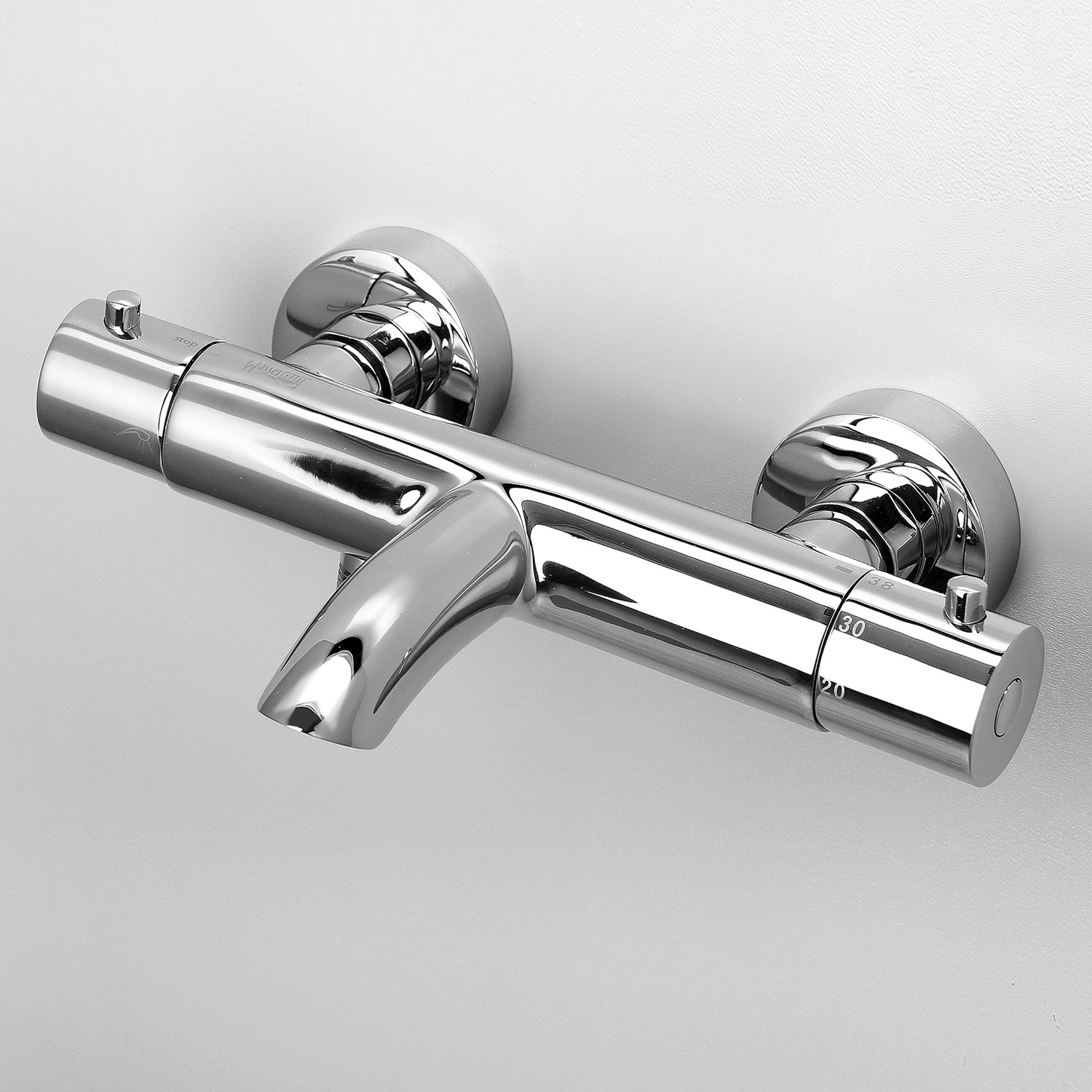 Приобрести wasserkraft смеситель для ванны с термостатом berkel 4811, хром