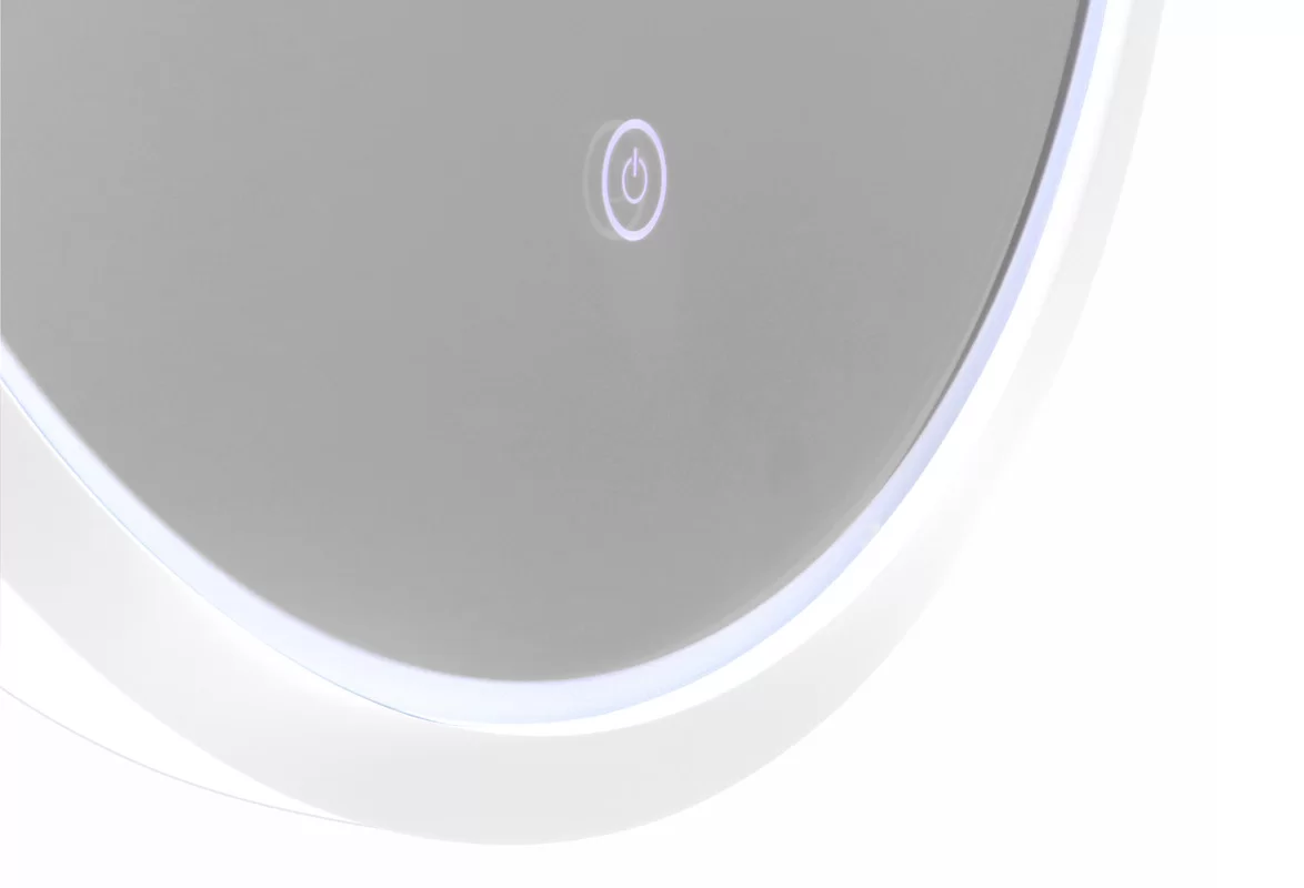 Приобрести continent зеркало с подсветкой delia white 40х80 см, белое