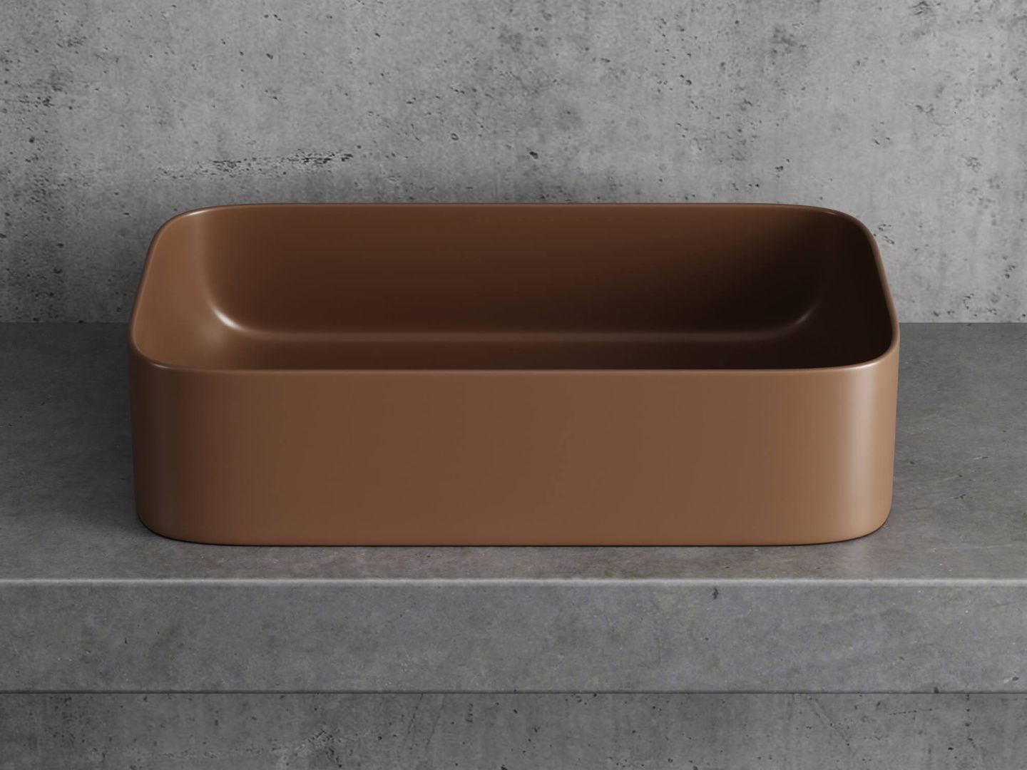 Приобрести hayzburg накладная раковина чаша 61х38 см, кофеин матовая hb-0033-60mdb