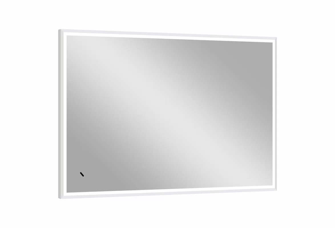 Приобрести continent зеркало с подсветкой stage white 100х70 см, белый