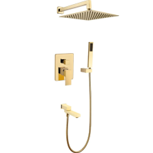 Grocenberg Встраиваемая душевая система, золото GB5089GO-1