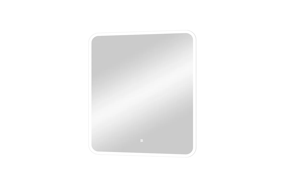 Приобрести continent зеркало с подсветкой glamour 80х90 см, белое