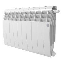 Royal Thermo Радиатор биметаллический BiLiner 350 /Bianco Traffico ( белый ) VR80 - 10 секц.