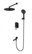 Душевая система встраиваемая WONZON & WOGHAND FRAME, Черный матовый (WW-88939010-MB)