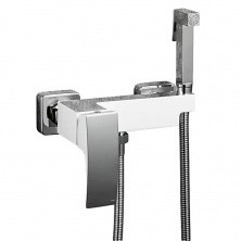 Gappo Смеситель с гигиенической лейкой G2007-8, белый\хром 28984