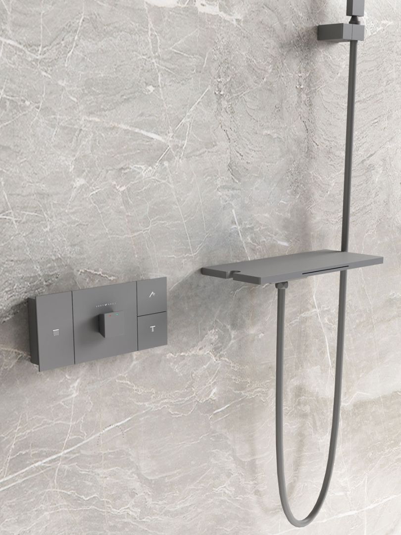 Приобрести vincea встраиваемая душевая система futura, оружейная сталь vsfw-2f11tgm