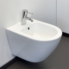 Comforty Подвесное биде , с переливом, 103BD, белый